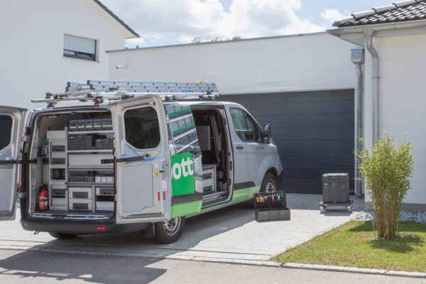 Professional interior equipment and storage solutions for commercial vehicles by Bott