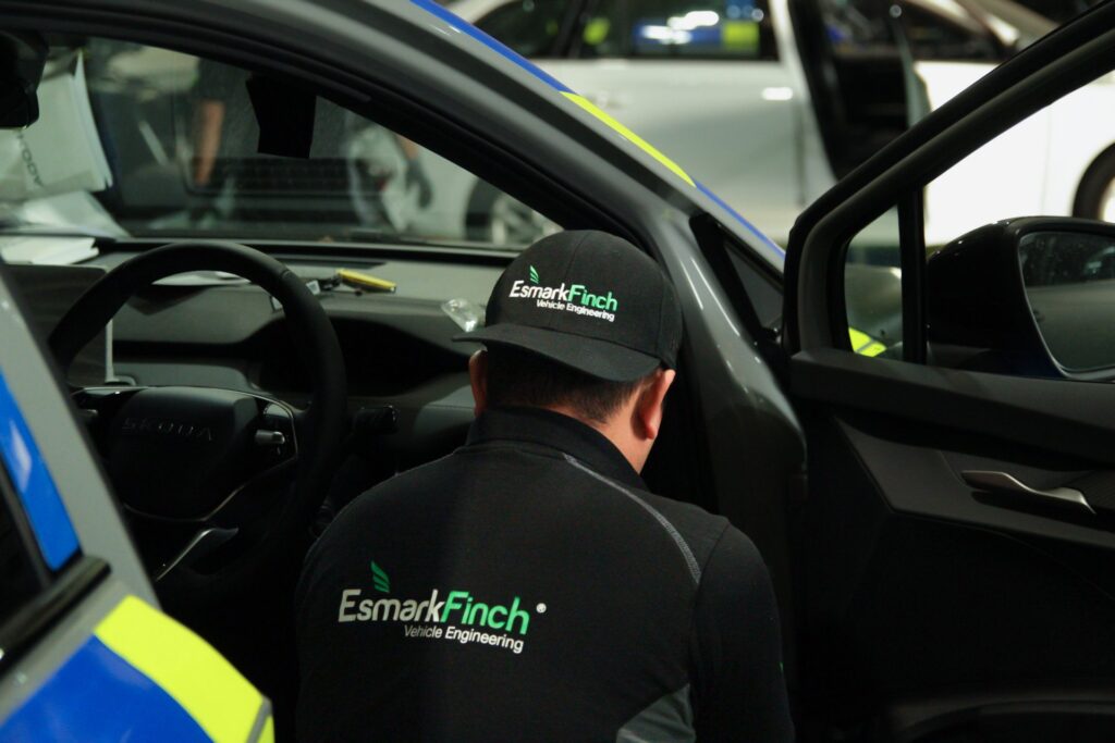 Esmark Finch Worker Converting Vehicle