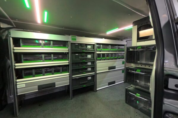ireland shelves car van bott esmark finch vehicle engineering convertion fitout